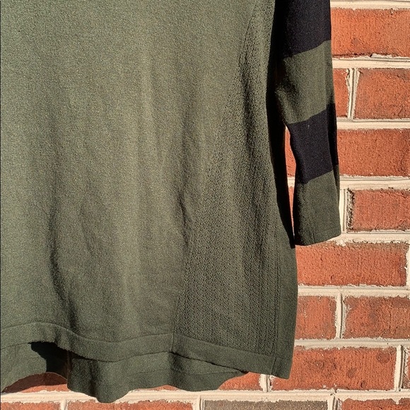 u - knit 3/4 sleeve sweater top - Picture 4 of 6